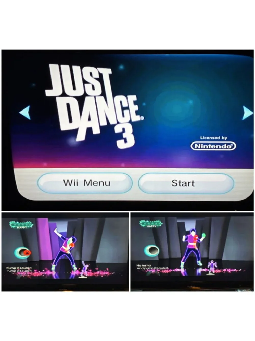 Wii Just Dance 3 Just Dance 4 Just Dance 2017 Nintendo Case Manual Disc Tested